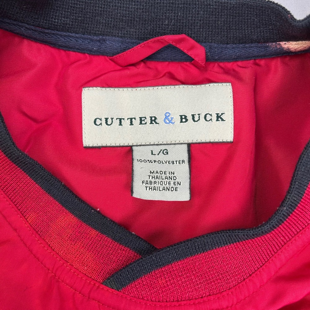 Vintage Cutter & Buck Indiana Hoosiers 2002 NCAA Finalist Pullover Red Mens L - Picture 9 of 16